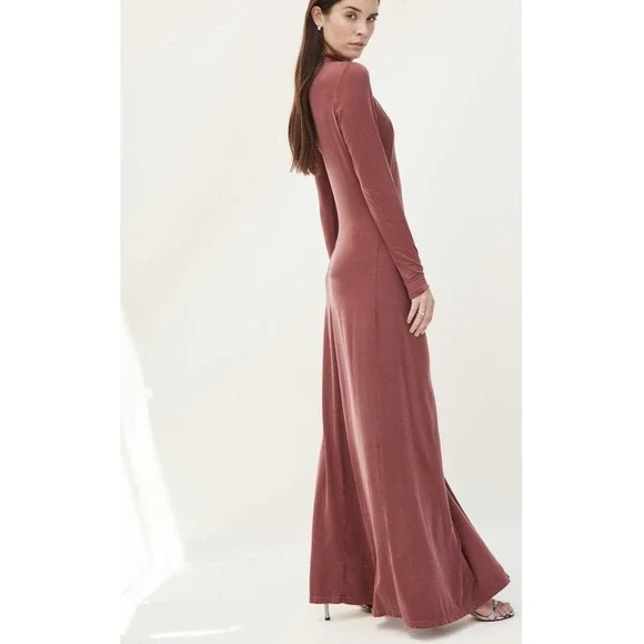 NWT Young Fabulous and Broke Size Large Long sleeve Jersey Madison Dress - Picture 3 of 6